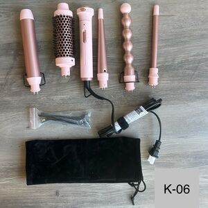 Kids' Pink Hair Styling Set